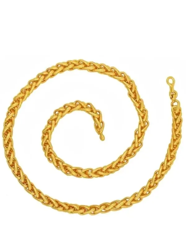 Gold-Tone_Braided_Chain_Necklace_for_Men