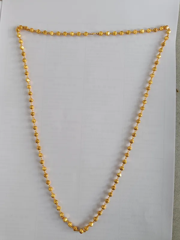 Gold-Tone_Metal_Beaded_Necklace_for_Women