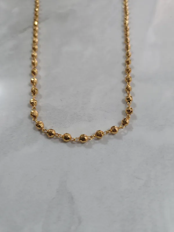 Gold_Tone_Beaded_Chain_Necklace