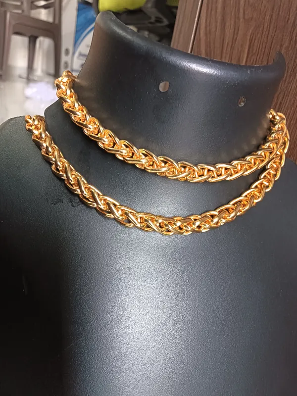 Gold-Tone_Braided_Chain_Necklace_for_Men