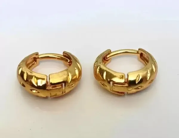 Gold_Tone_Metal_Textured_Hoop_Earrings_for_Women