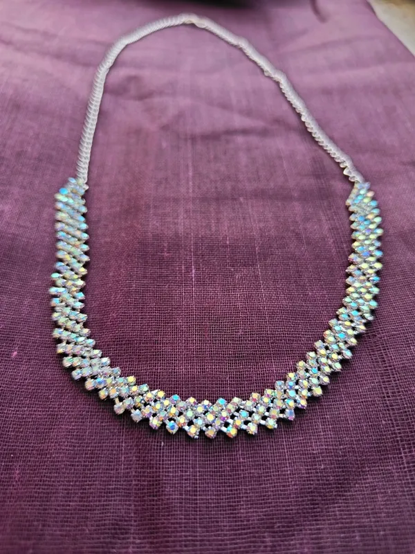 Silver_Tone_Necklace_And_Earrings_Set_for_Women