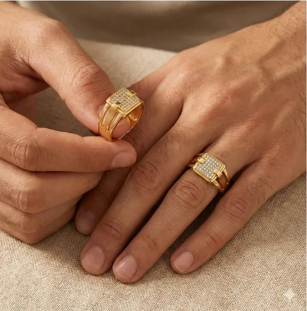 Gold_Tone_Textured_Rectangular_Statement_Ring_for_Men
