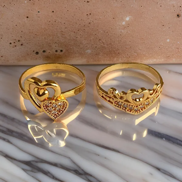 Gold_Tone_Heart_Charm_Bangle_for_Women
