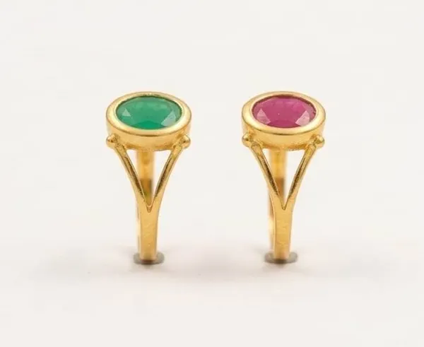Gold_Tone_Oval_Stone_Rings_for_Women