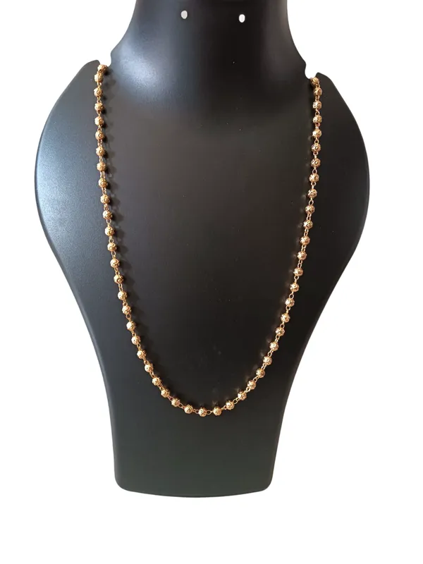 Gold-Tone_Metal_Beaded_Necklace_for_Women