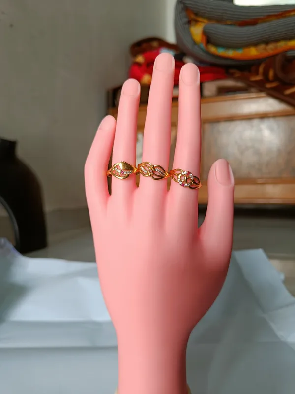 Gold-Tone_Statement_Ring_Set_for_Women