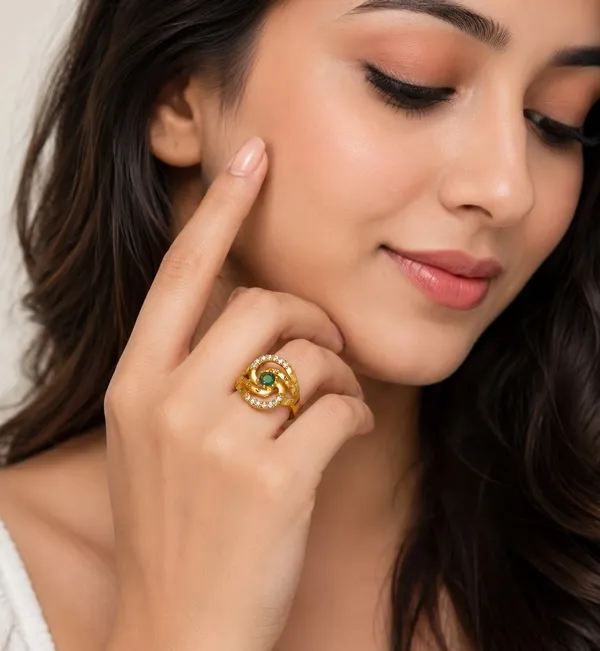 Gold_Tone_Swirl_Design_Ring_for_Women
