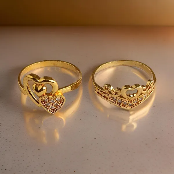 Gold_Tone_Heart_Charm_Bangle_for_Women