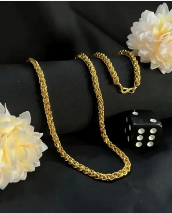 Gold-Tone_Braided_Chain_Necklace_for_Men