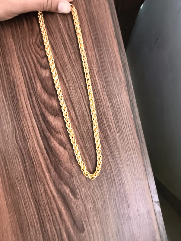 Gold-Tone_Braided_Chain_Necklace_for_Men