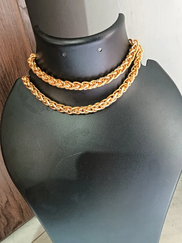 Gold-Tone_Braided_Chain_Necklace_for_Men