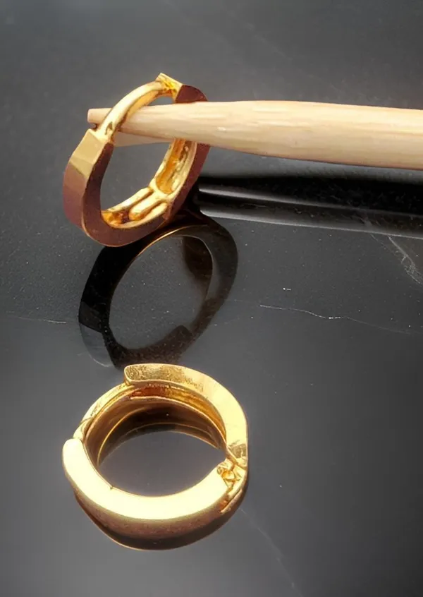 Gold_Tone_Black_Accent_Hoop_Earring_for_Women