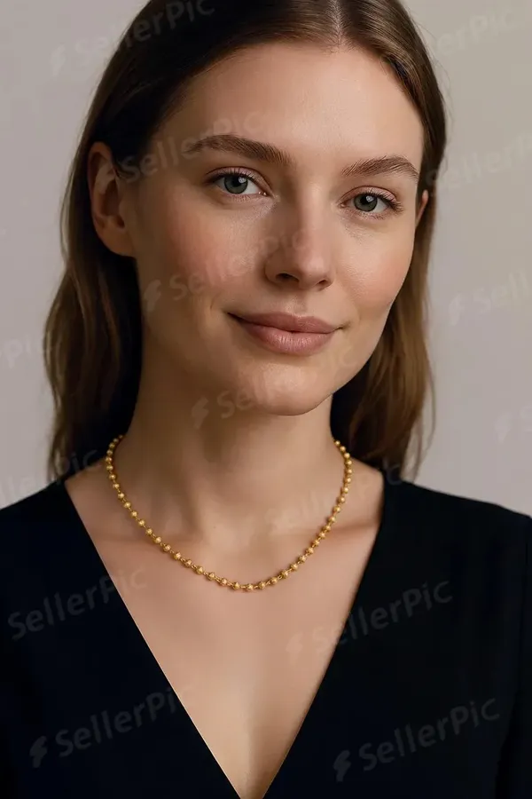 Gold-Tone_Metal_Beaded_Necklace_for_Women