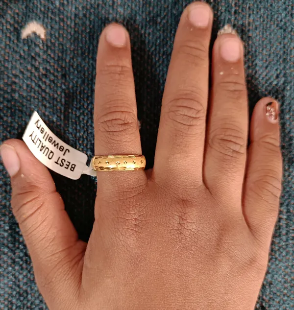 Gold_Tone_Patterned_Ring_for_Women