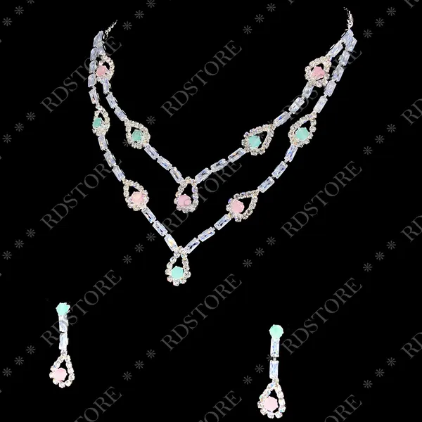 Silver_Tone_Crystal_Necklace_And_Earrings_Set_for_Women