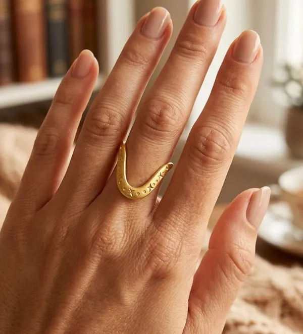 Gold_Tone_Metal_Open_Ring_for_Women