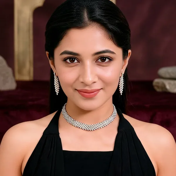 Silver_Tone_Broad_Necklace_And_Earrings_Set_For_Women