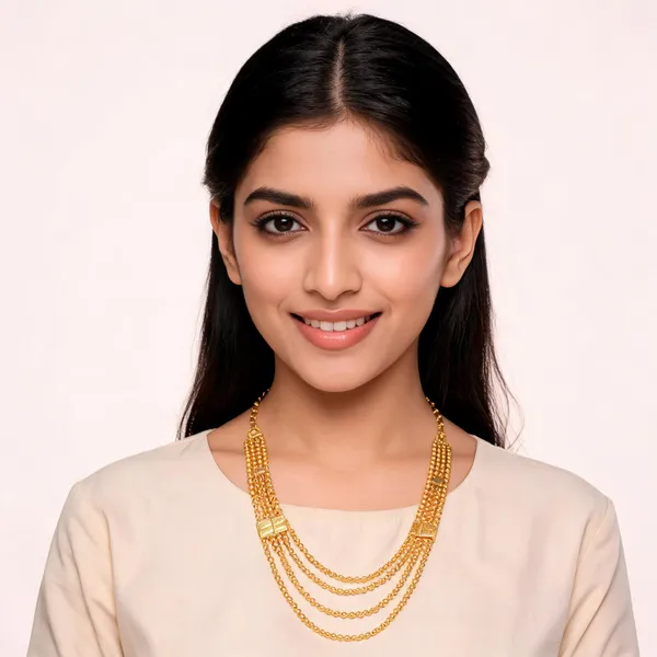 Gold_Tone_Beaded_Multi-Layer_Rani_Haar_Necklace_For_Women