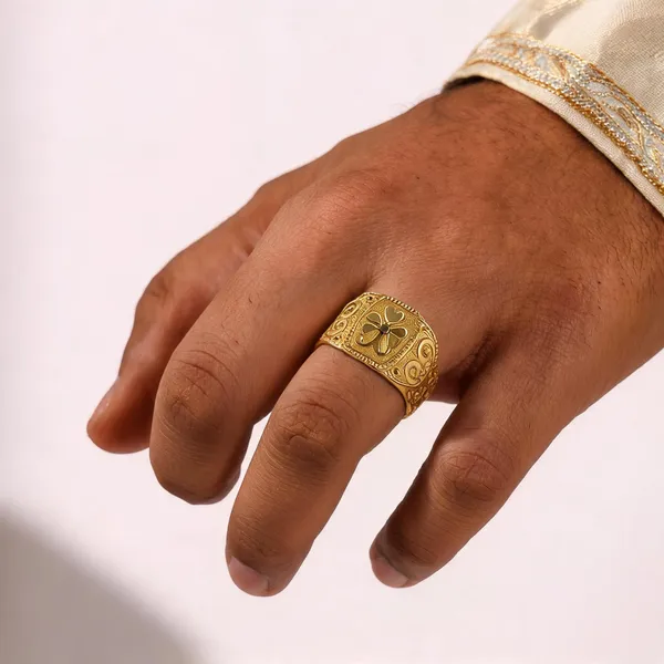 Gold_Tone_Bold_Rectangular_Ornate_Signet_Ring_For_Men