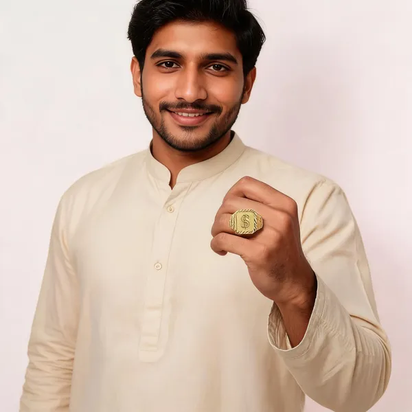 Gold_Tone_Dollar_Sign_Signet_Ring_For_Men