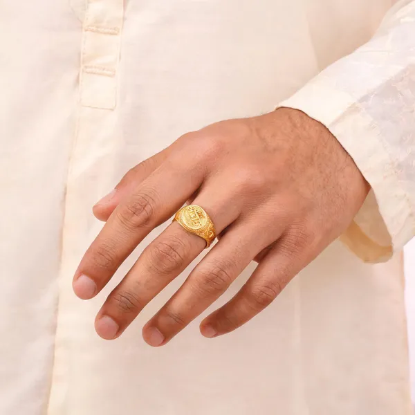 Gold_Tone_Engraved_Bold_Signet_Ring_For_Men