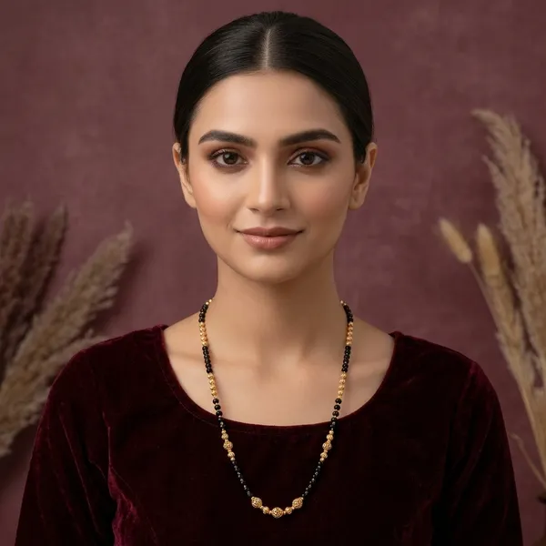 Black_Gold_Tone_Beaded_Mangalsutra_Necklace_For_Women