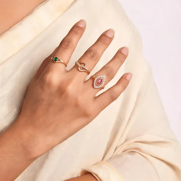 Gold_Tone_Stone_Embellished_Ring_Set_Of_3_For_Women
