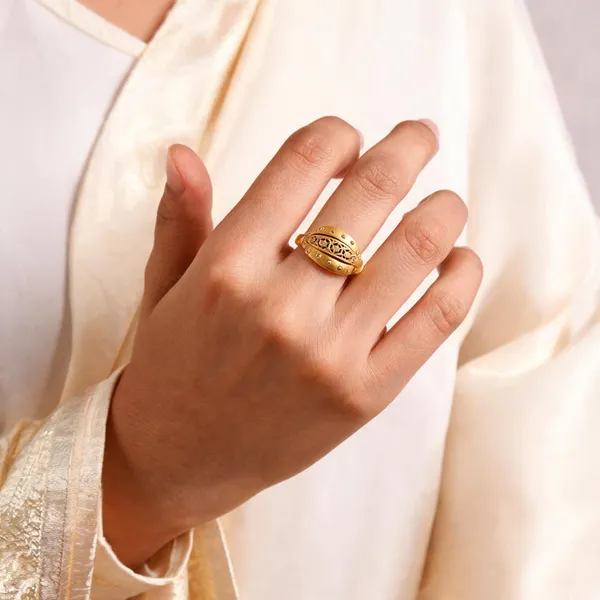Gold_Tone_Openwork_Ornate_Band_Ring_For_Women