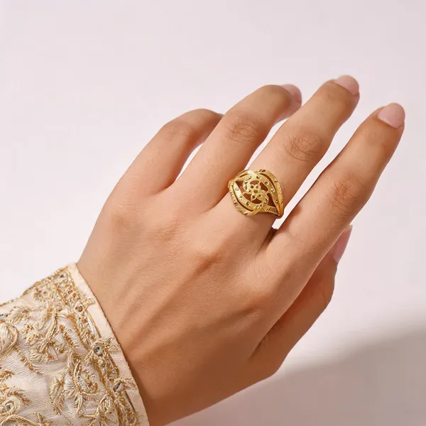 Gold_Tone_Ornamental_Statement_Ring_For_Women