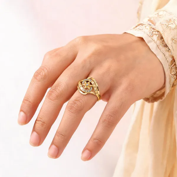 Gold_Plated_Floral_Stone_Studded_Ring_For_Women