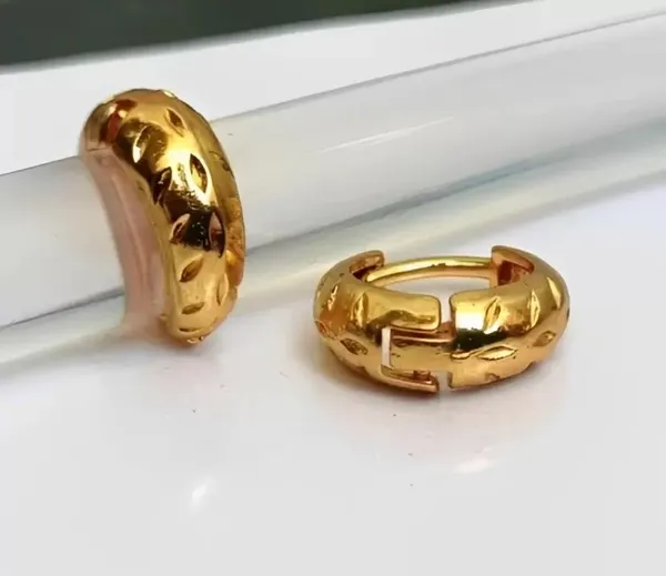 Gold_Tone_Metal_Textured_Hoop_Earrings_for_Women