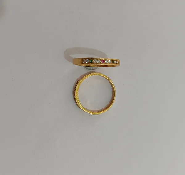 Gold-Tone_Multicolour_Stone_Band_Ring_for_Women