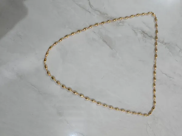 Gold_Tone_Oval_Bead_Chain_Necklace_for_Women