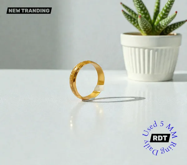 Gold_Tone_Patterned_Ring_for_Women