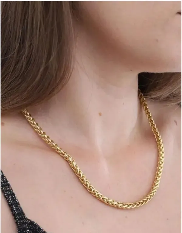 Gold-Tone_Braided_Chain_Necklace_for_Men