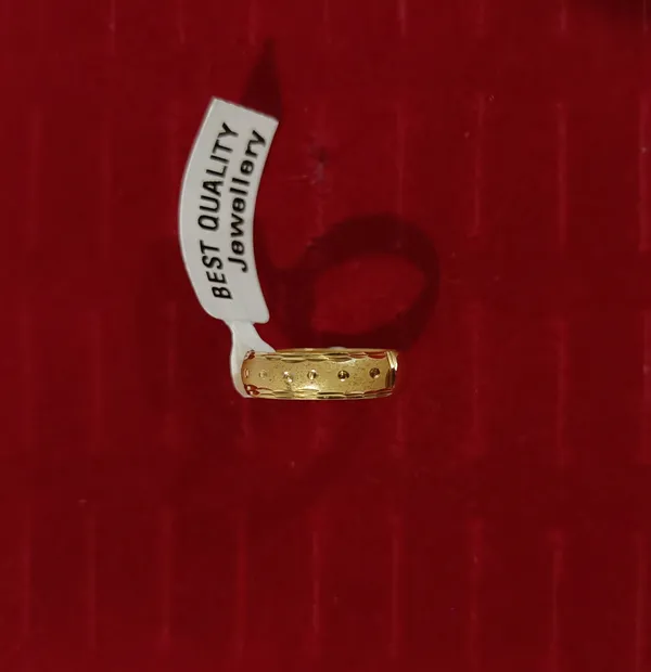 Gold_Tone_Patterned_Ring_for_Women