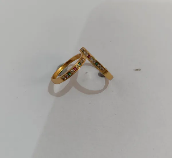 Gold-Tone_Multicolour_Stone_Band_Ring_for_Women