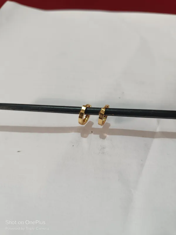 Gold_Tone_Black_Accent_Hoop_Earring_for_Women