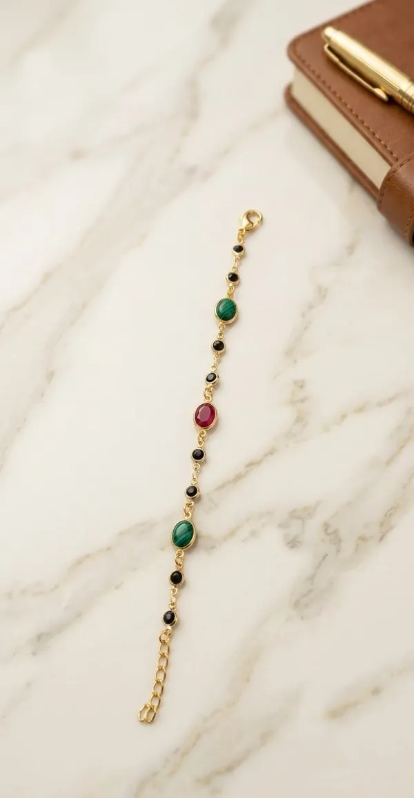 Gold_Tone_Beaded_Bracelet_for_Women
