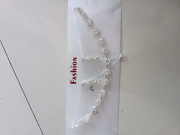 Silver_Tone_Floral_Necklace_And_Earring_Set_for_Women