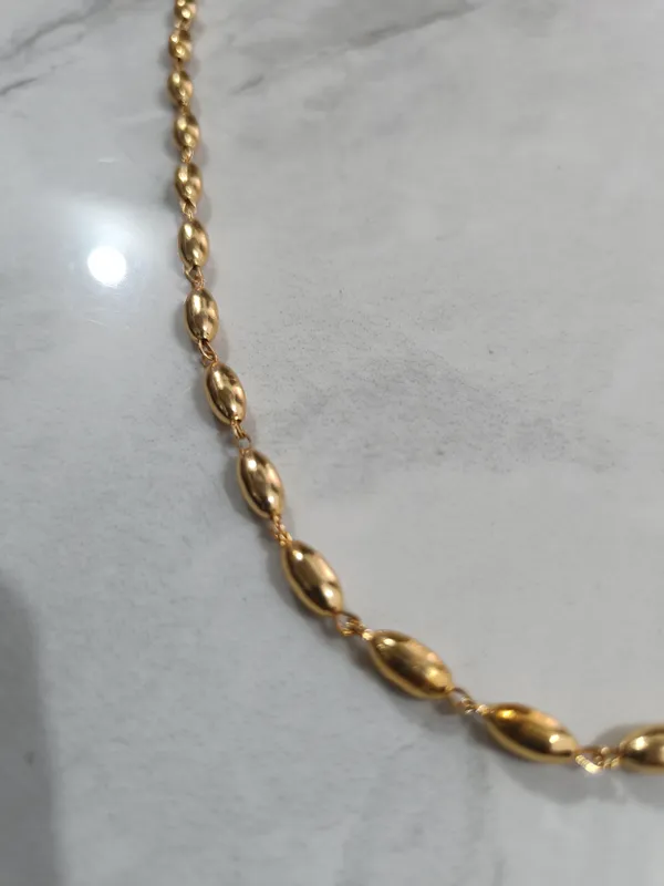 Gold_Tone_Oval_Bead_Chain_Necklace_for_Women