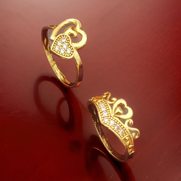 Gold_Tone_Heart_Charm_Bangle_for_Women