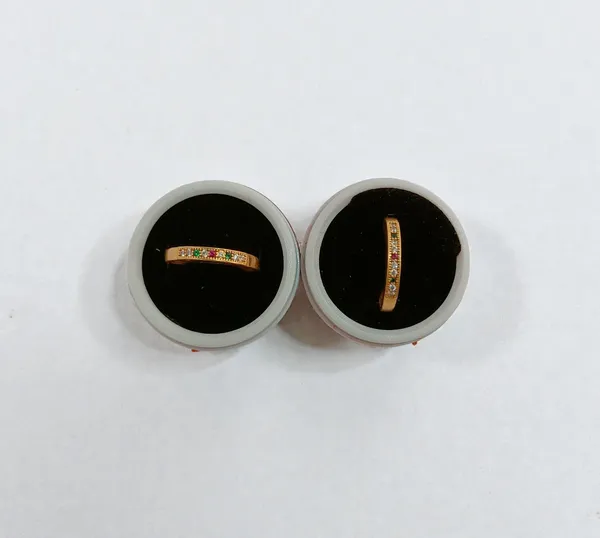 Gold-Tone_Multicolour_Stone_Band_Ring_for_Women