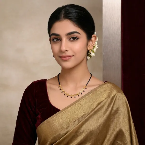 Gold_Tone_Black_Bead_Linked_Mangalsutra_Necklace_For_Women