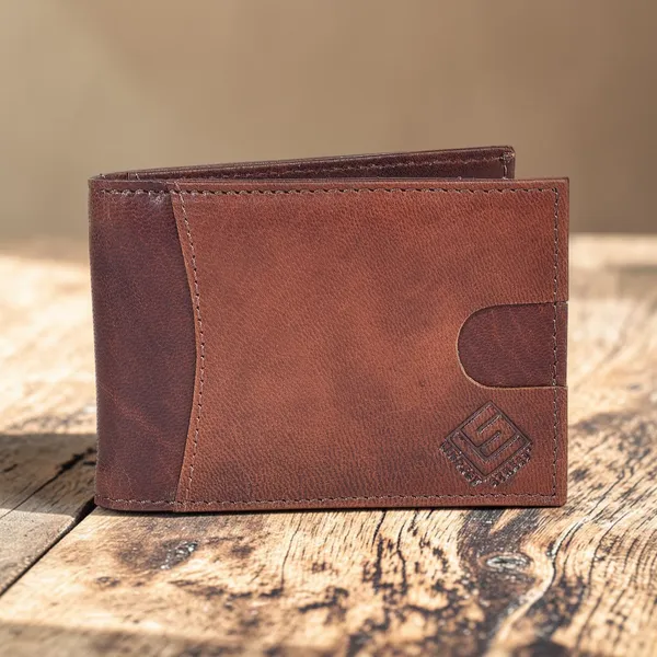 Brown_Leather_Money_Clip_Wallet_For_Men