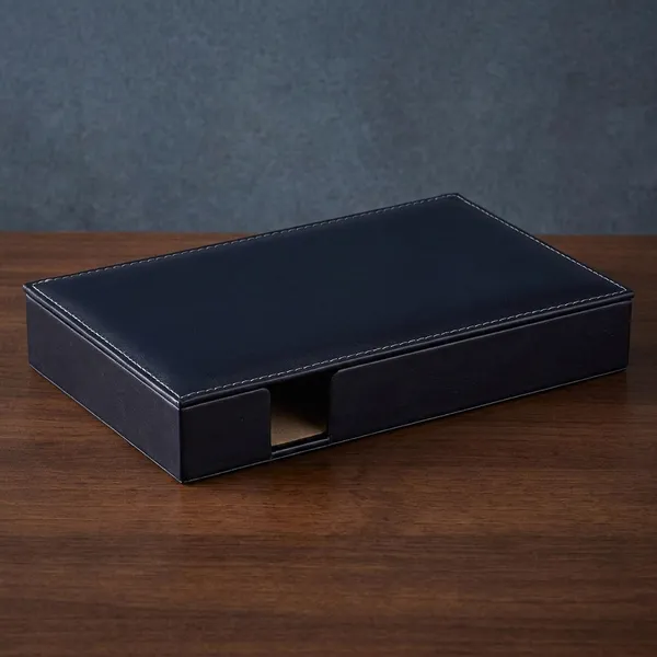 Black_Leather_Desk_Organizer_Tray_For_Office_And_Home
