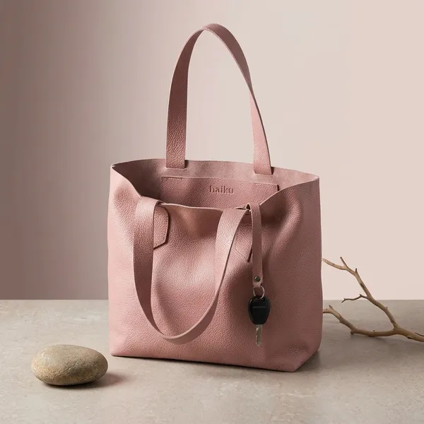 Baby_Pink_Leather_Shoulder_Tote_Bag_For_Women