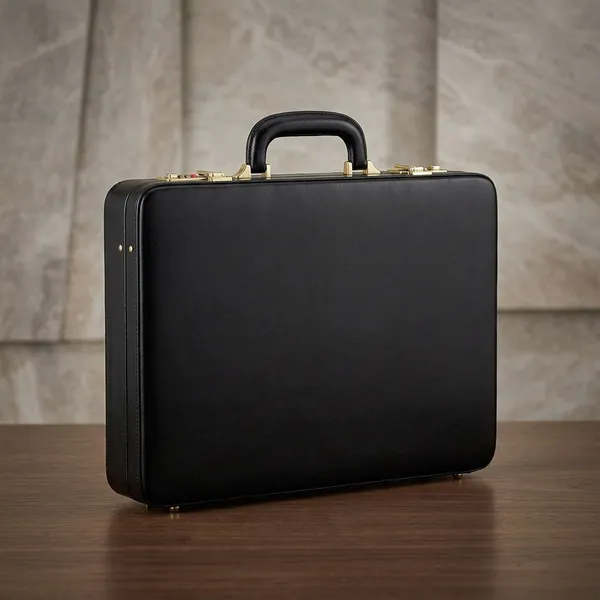 Brown_Leather_Attache_Briefcase_For_Unisex
