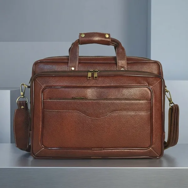 Brown_Leather_Laptop_Messenger_Bag_For_Unisex